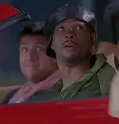 Adam Sandler & Damon Wayan (Bulletproof) meme template