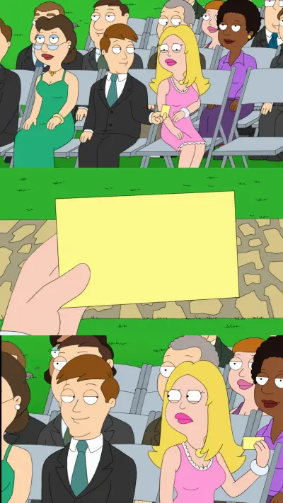 American dad paper shocked meme template