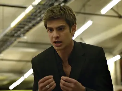 Andrew Garfield (Social Network) meme template
