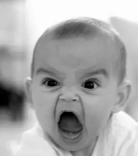 Angry Baby meme template