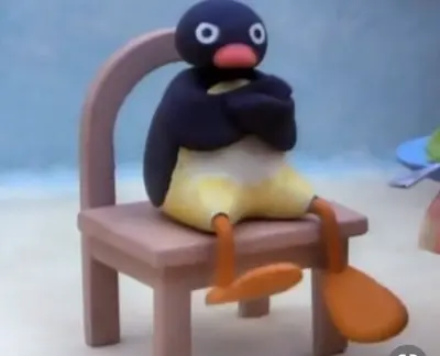 Angry penguin meme template
