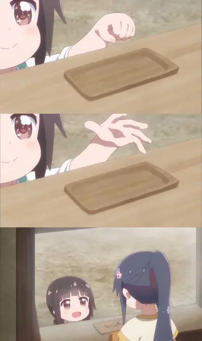 Anime girl buying meme template