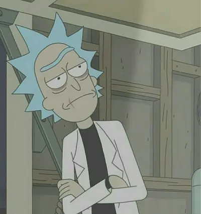 Annoyed Rick meme template