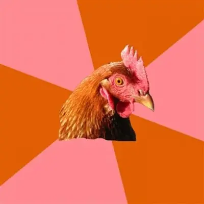 Anti Joke Chicken meme template