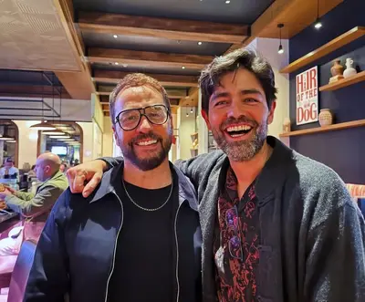 Ari Gold and Vinny Chase reunite meme template