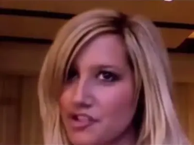 Ashley Tisdale just chillin meme template