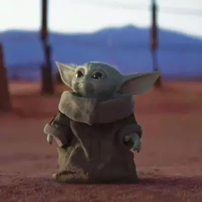 Baby Yoda meme template