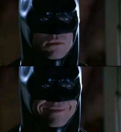 Batman Smiles meme template