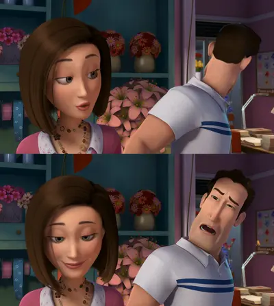 Bee movie parents shocked meme template