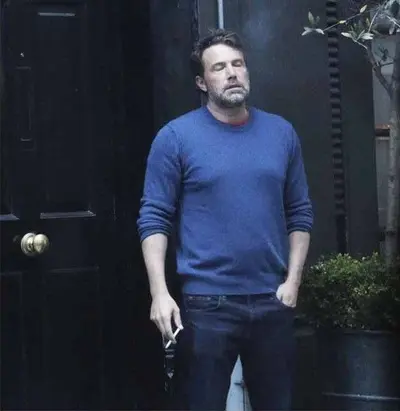 Ben Affleck stressed meme template