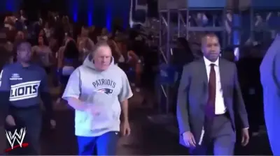 Bill Belichick WWE Walk out meme template