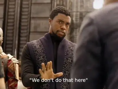 Black Panther meme template
