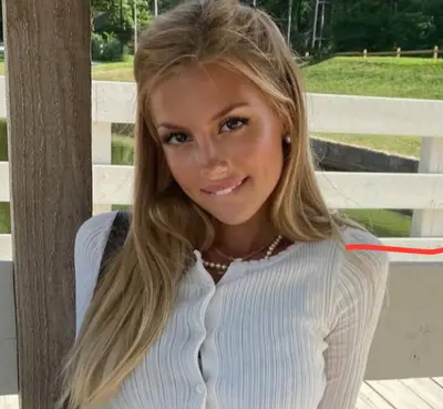Blonde girl looking at you meme template