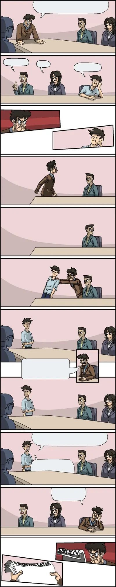 Boardroom suggestion extended meme template
