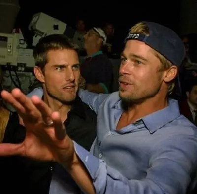 Brad Pitt and Tom Cruise meme template