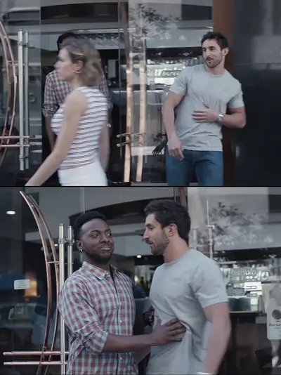 Bro not cool guy blocking meme template