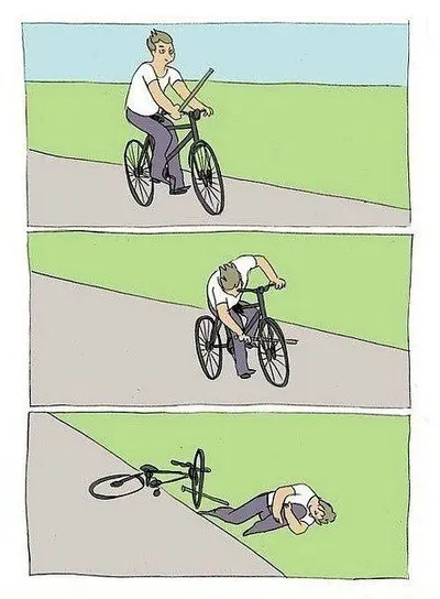 Bycicle meme template