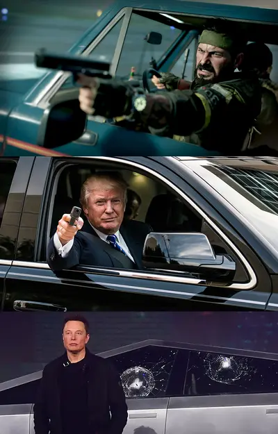 Call of Duty pointing gun meme template