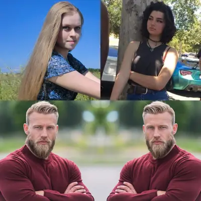 Chad vs girls irl meme template