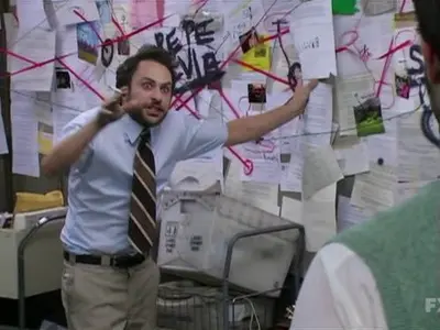 Charlie always sunny meme template