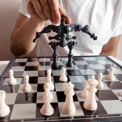 Chess final boss meme template