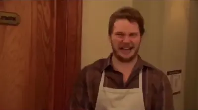 Chris Pratt Parks and Recreation "What the fuck man?" meme template