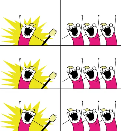 Clean all the things meme template