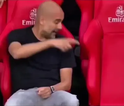 Coach Pep Sad meme template