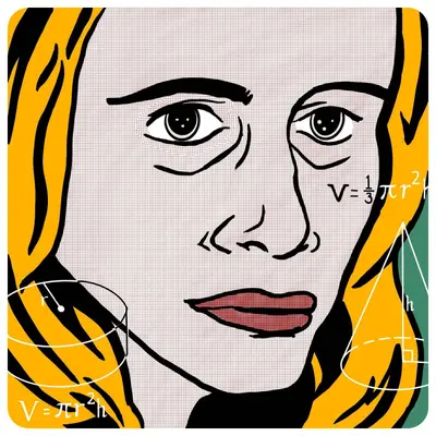 Confused math lady meme template