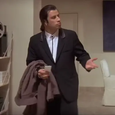 Confused Travolta meme template