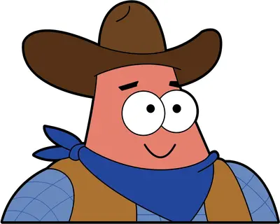 Cowboy Patrick Star meme template