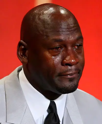 Crying Jordan meme template