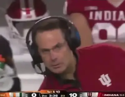 Curt Cignetti Indiana Coach meme template