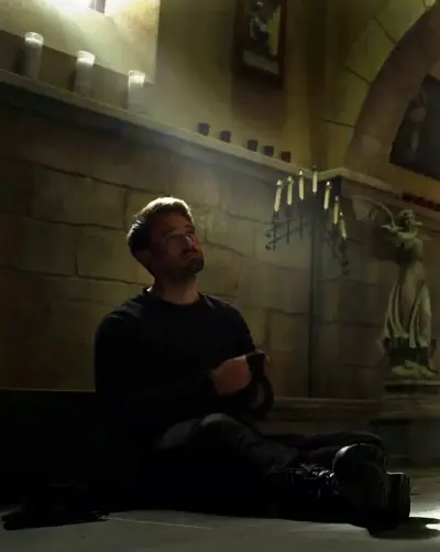 Daredevil Sad to Happy meme template