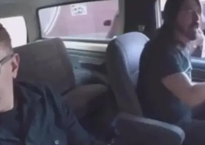 Dave Grohl Driving Car Back That Ass Up meme template