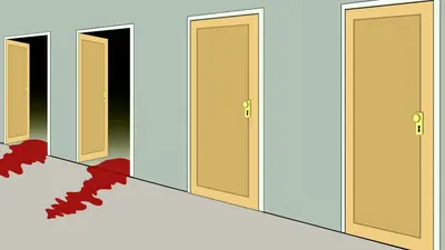 Death knocking on door meme template