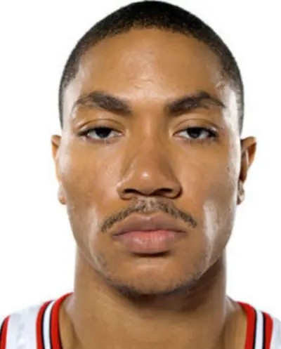 Derrick Rose straight face meme template
