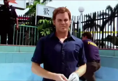 Dexter vibing edit (I Love It - Charlie XCX edit) meme template