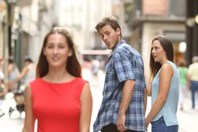 Disloyal Boyfriend meme template