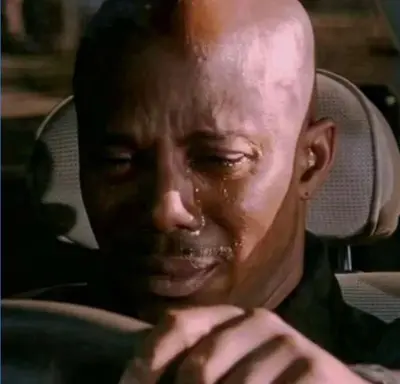 Doakes crying in the car meme meme template