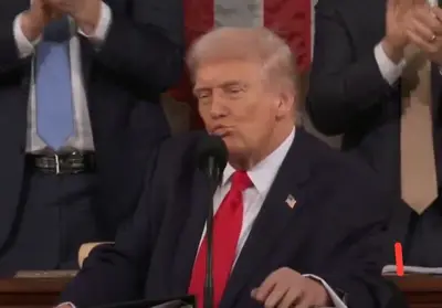 Donald Trump Mogging meme template