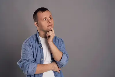 Down Syndrome man meme template