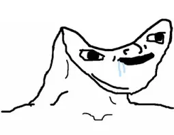Drooling Brainless Idiot meme template