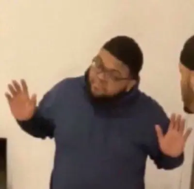 Druski hands up meme template