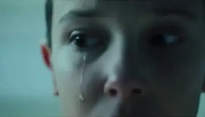 Eleven Stranger Things Rainbow. Context; Scene from stranger things where Eleven looks at a rainbow drawing. This is when you realize something is gay meme template