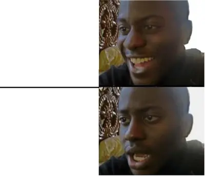 Expectation vs. Reality meme template
