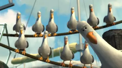 Finding Nemo seagulls mine meme template