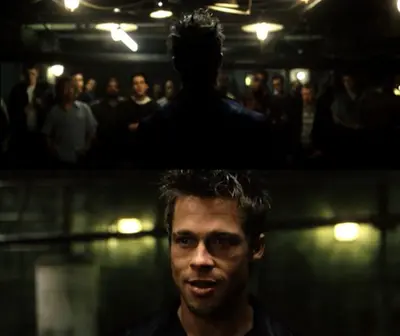First rule of the Fight Club meme template