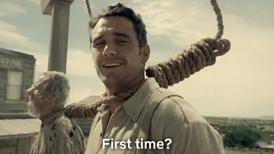 First time hanging meme template