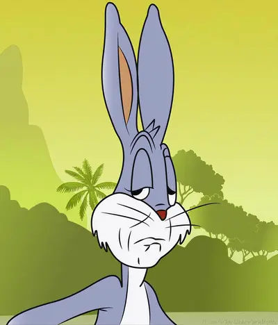 Frowning bugs contemptful bugs bunny the bunny does not approve meme template